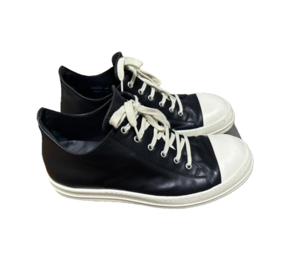 새상품급) 릭오웬스 레더 라몬즈 로우 44 상품이미지1