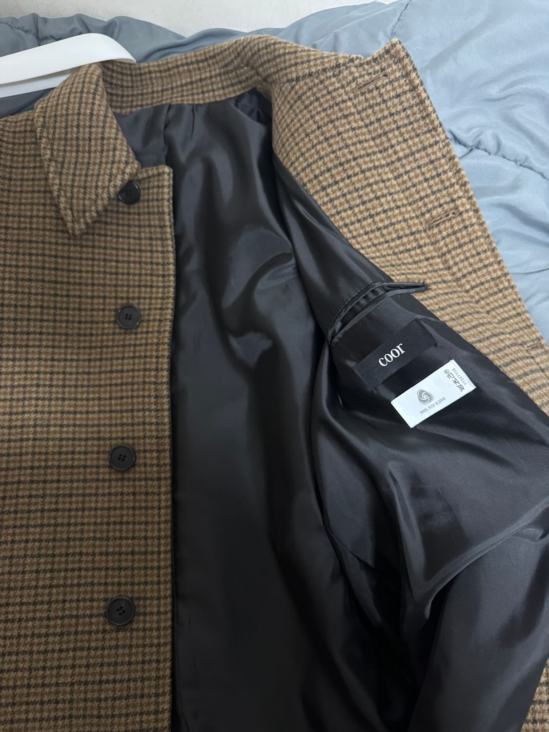 Coor 쿠어 mtr 발마칸 체크코트 상품이미지2