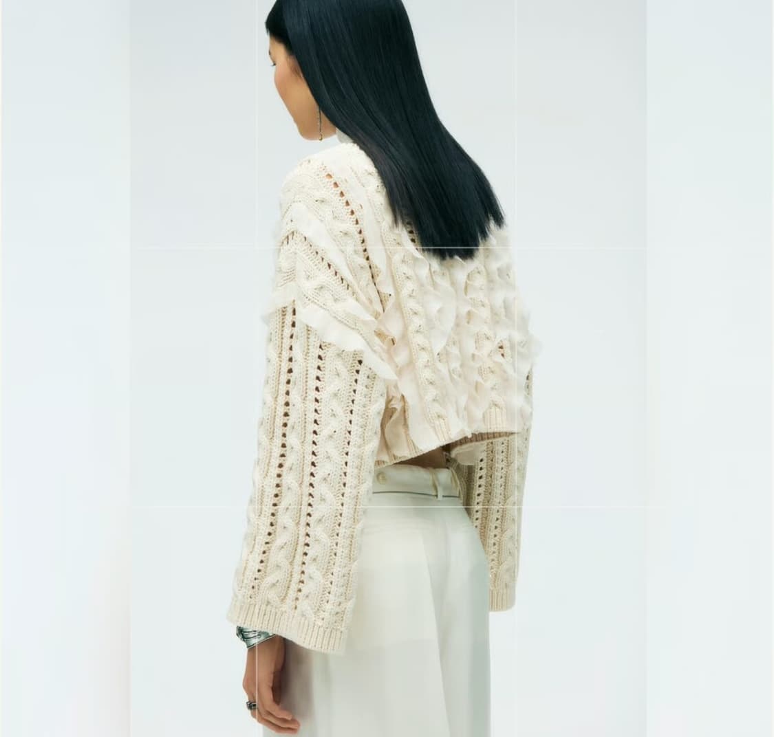 Zara Ruffled Sweater Limited Edition 상품이미지3