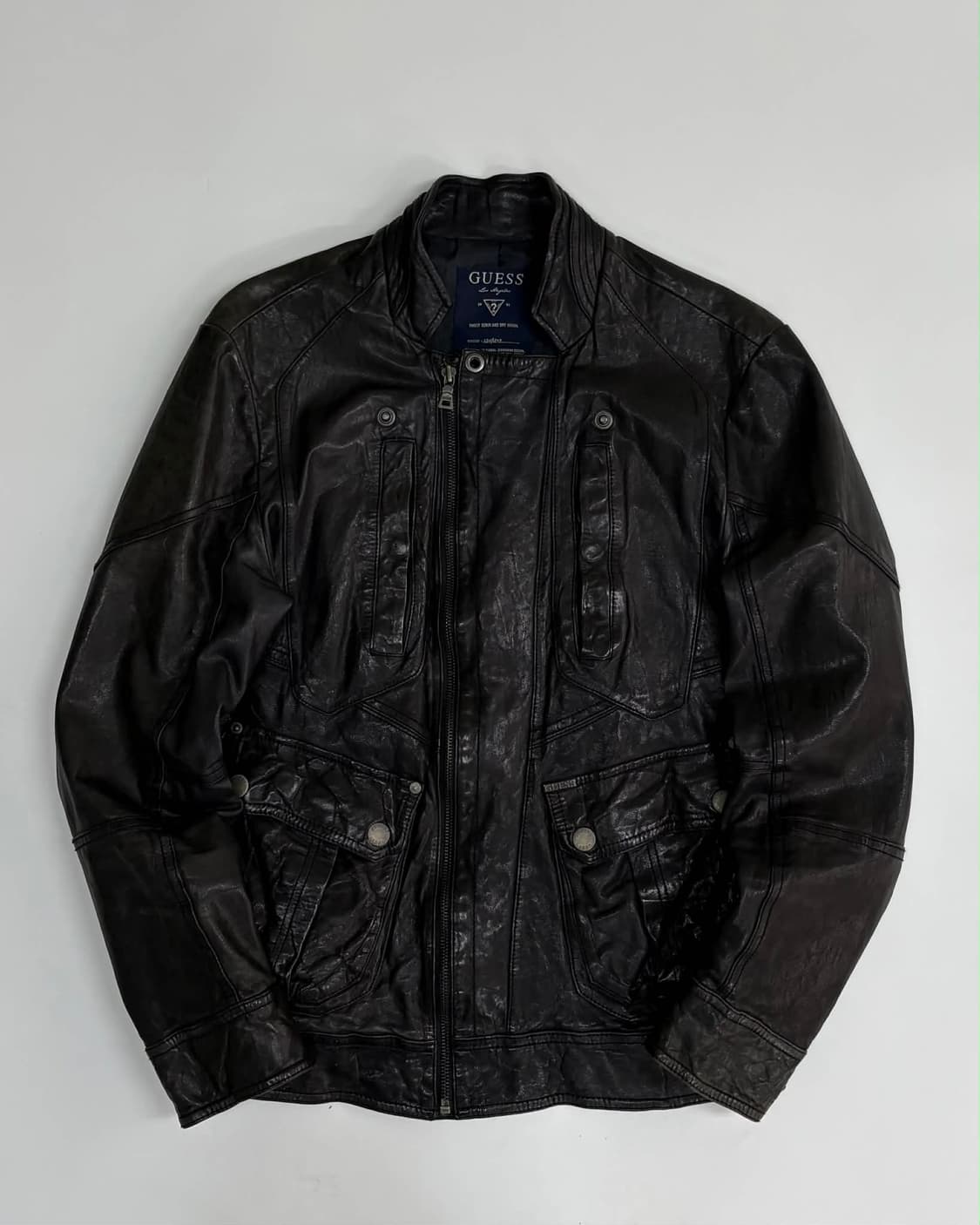 [M] 빈티지 게스 램스킨 유틸리티 자켓 상품이미지1