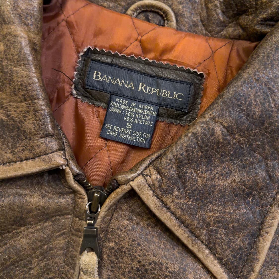 바나나리퍼블릭 레더 빈티지 자켓 상품이미지6