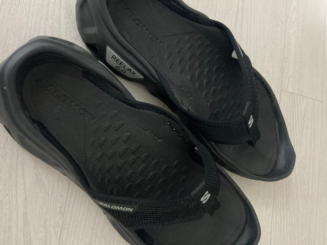살로몬 6.0 릴렉스 블랙 쪼리 (245) 상품이미지3