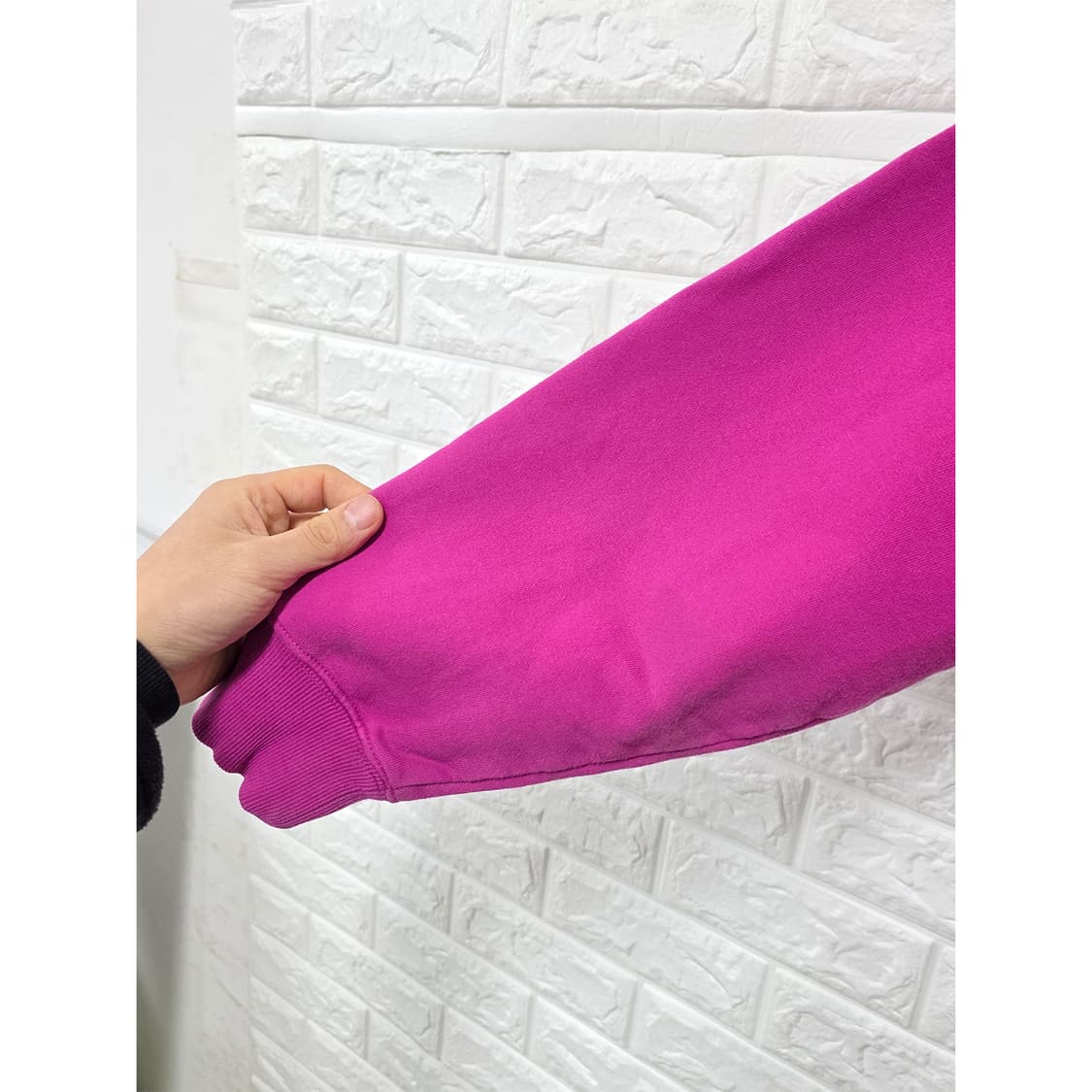 택포// 키르시 빅체리 맨투맨 퍼플 루즈핏 L 상품이미지3