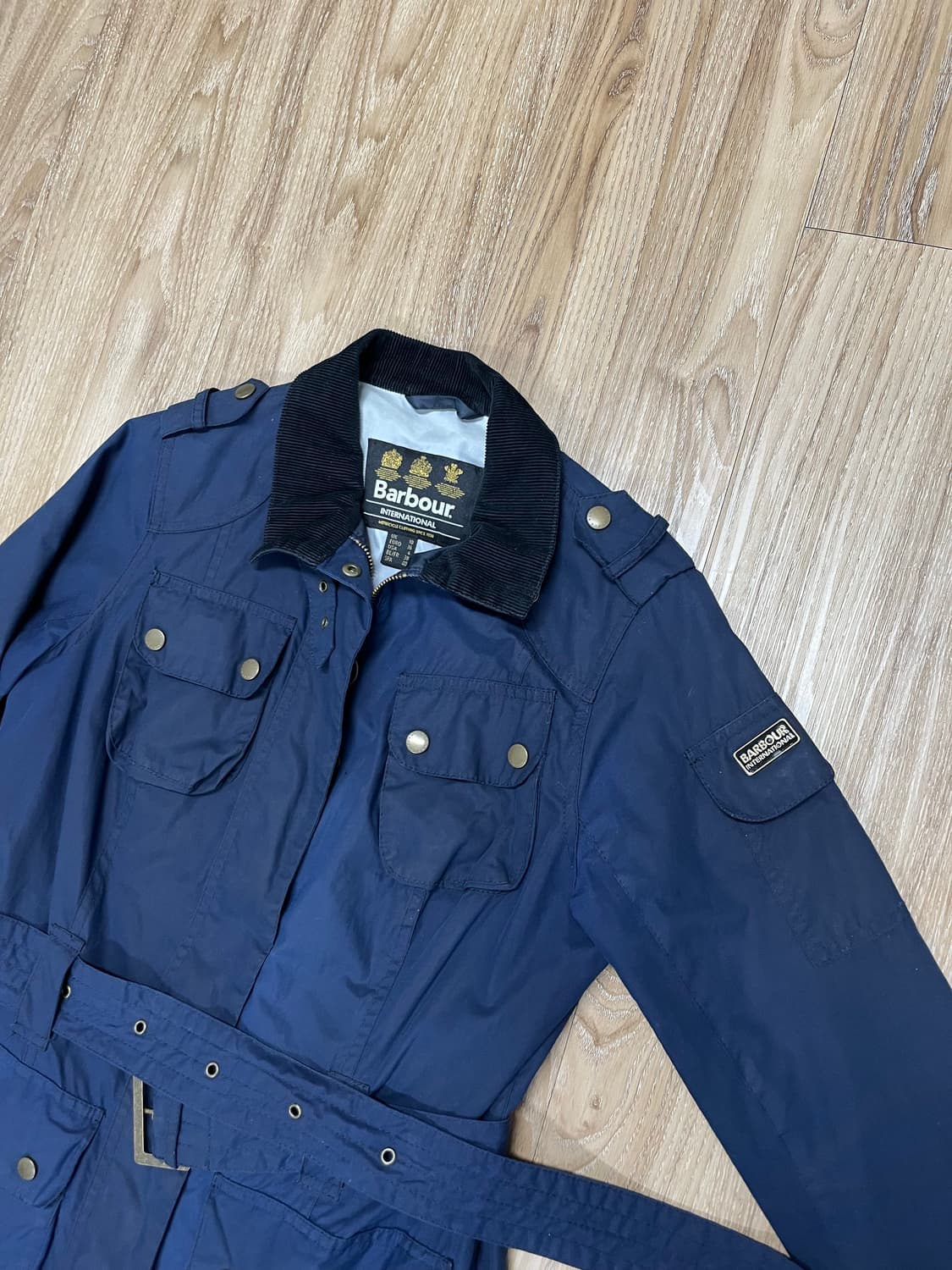 바버 인터내셔널 Oakwood 왁스 자켓 M 우먼스 상품이미지3