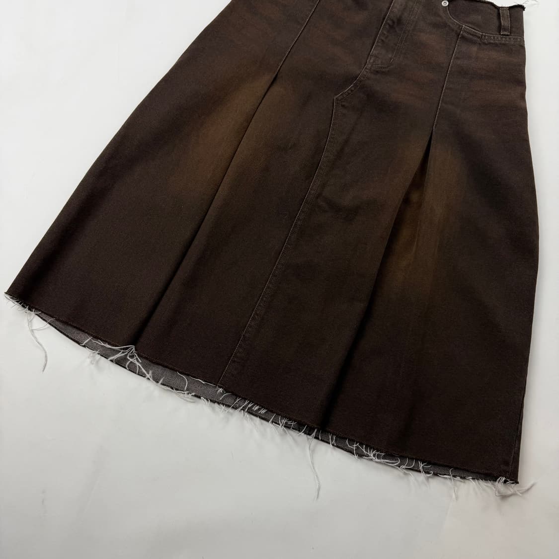 saysra 세이스라 washed denim skirt 상품이미지4