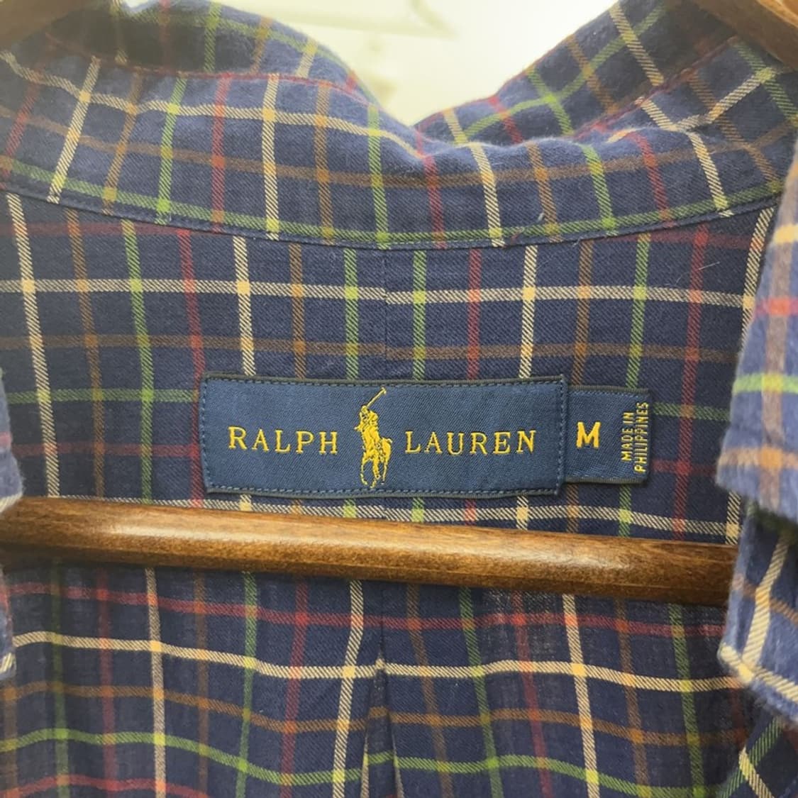 폴로 랄프로렌 올드스쿨 캐주얼 빈티지 체크 셔츠 M C09013 상품이미지5