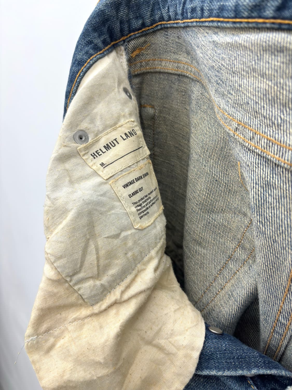 VINTAGE DARK DENIM CLASSIC CUT 상품이미지3