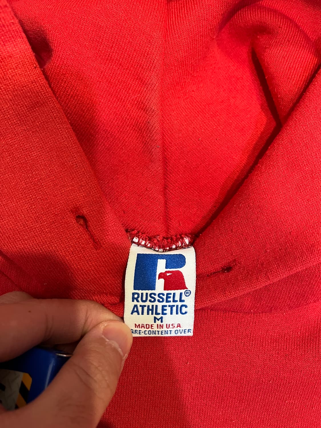 90s 러셀 미제 후드 M made in USA 상품이미지2