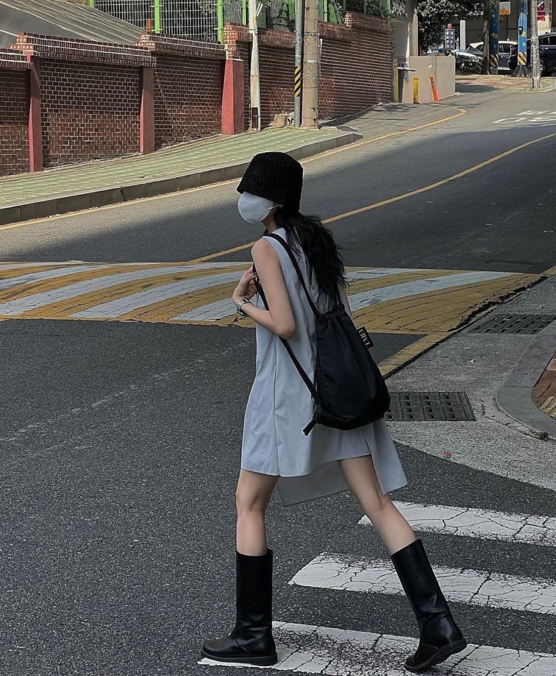 트리밍버드 소아 미니원피스 그레이 상품이미지1