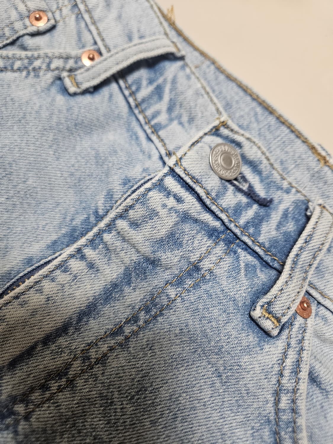 리바이스 505 연청 데님 팬츠 32x32 / 스트레이트핏 / 상태좋음 상품이미지5