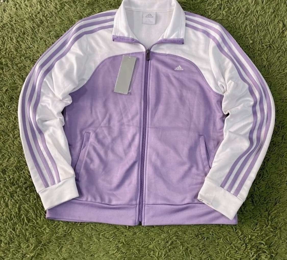 아디다스 희귀 연보라 트랙탑 져지집업 95/M 상품이미지1