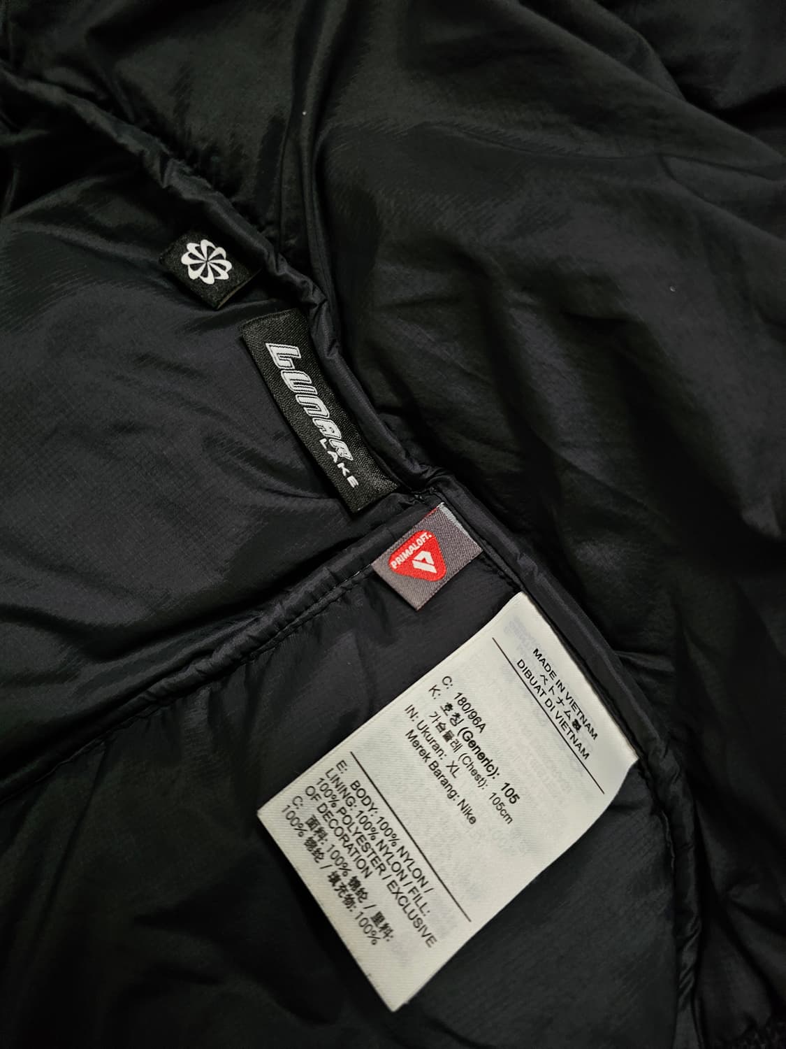 나이키 ACG 루나 레이크 구형 패딩 블랙 XL 상품이미지6