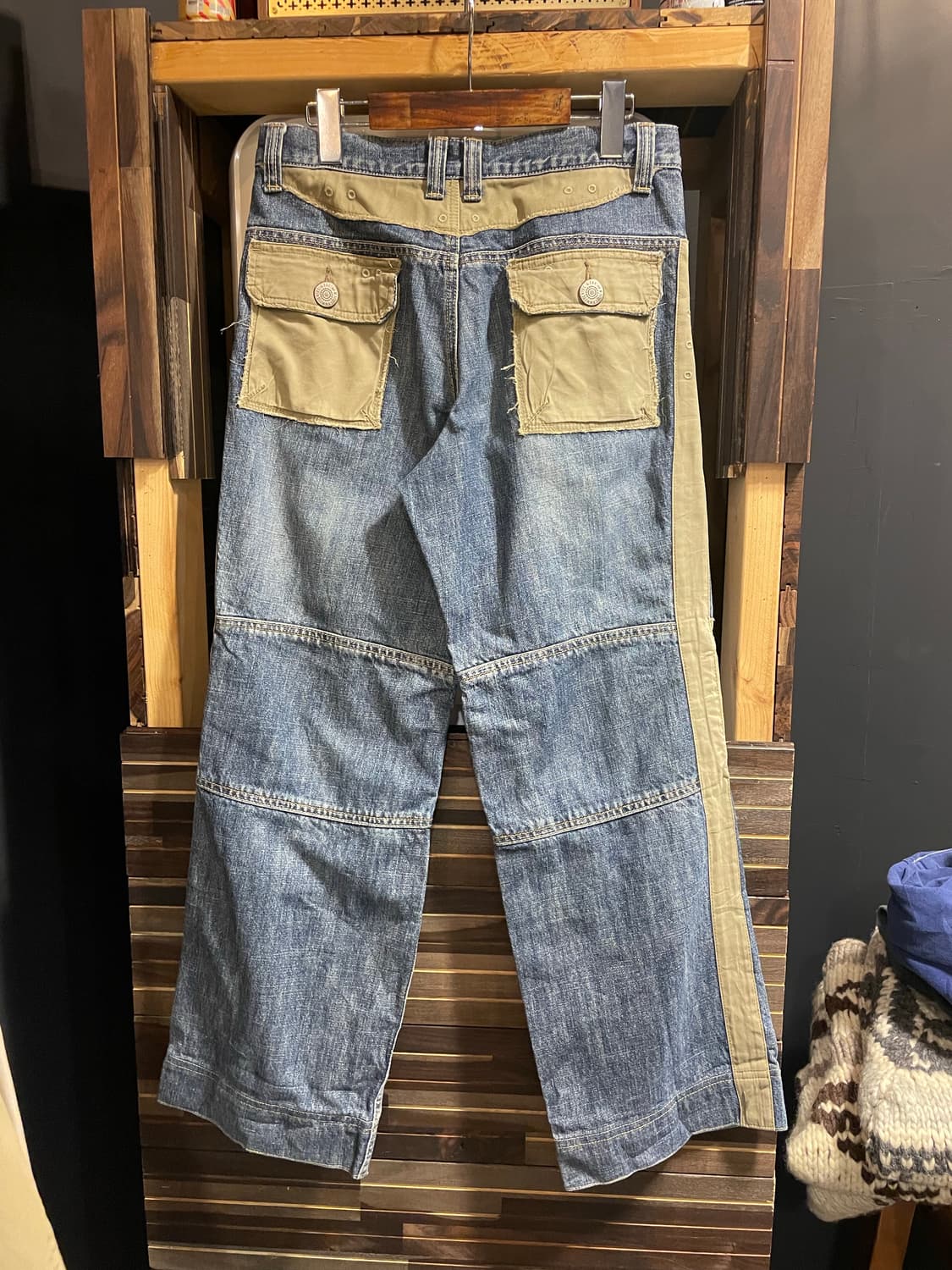 꼼사드모드 패치워크 데님팬츠 상품이미지5