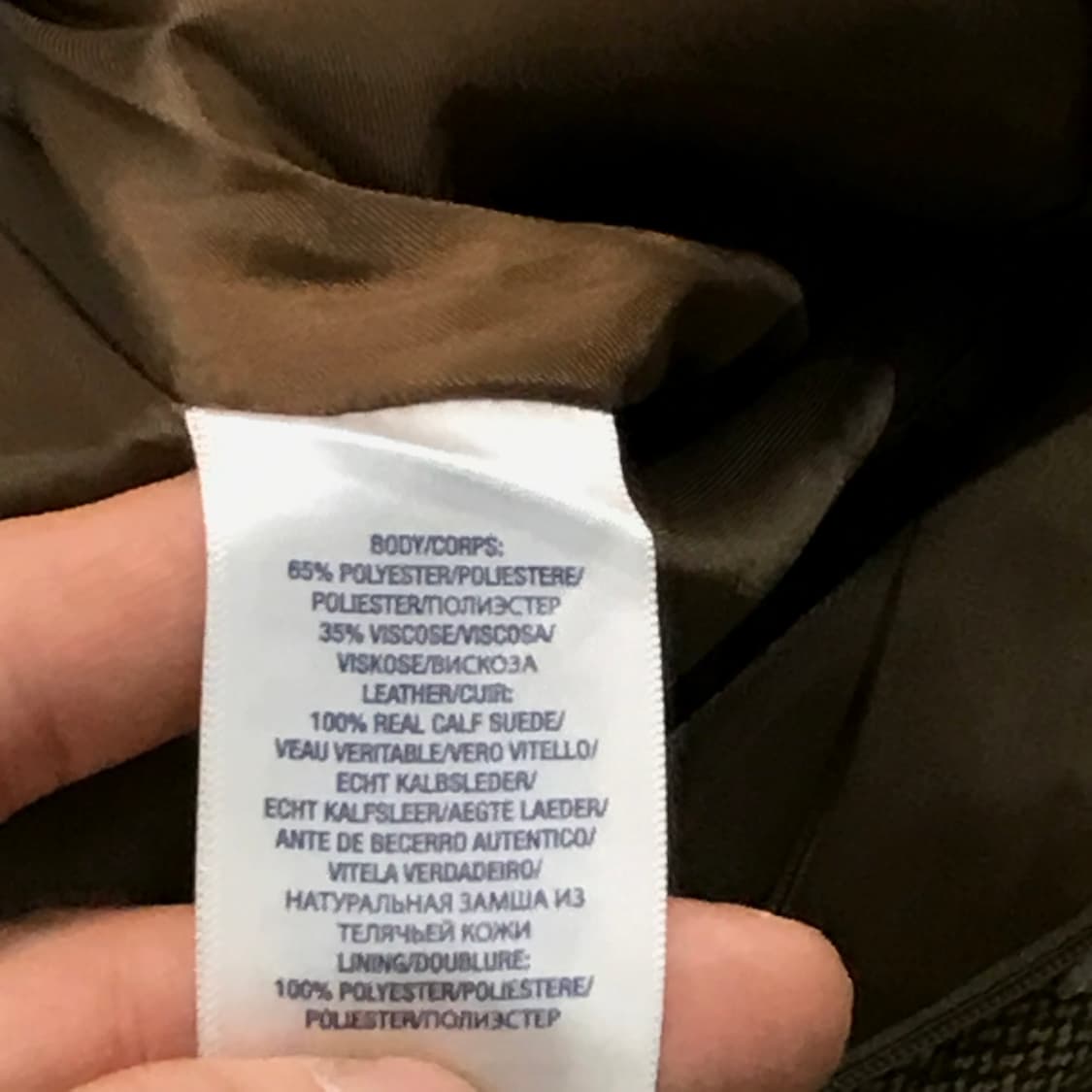 폴로랄프로렌 브라운 비스코스 미디 원피스 여성 44 55 사이즈  상품이미지4