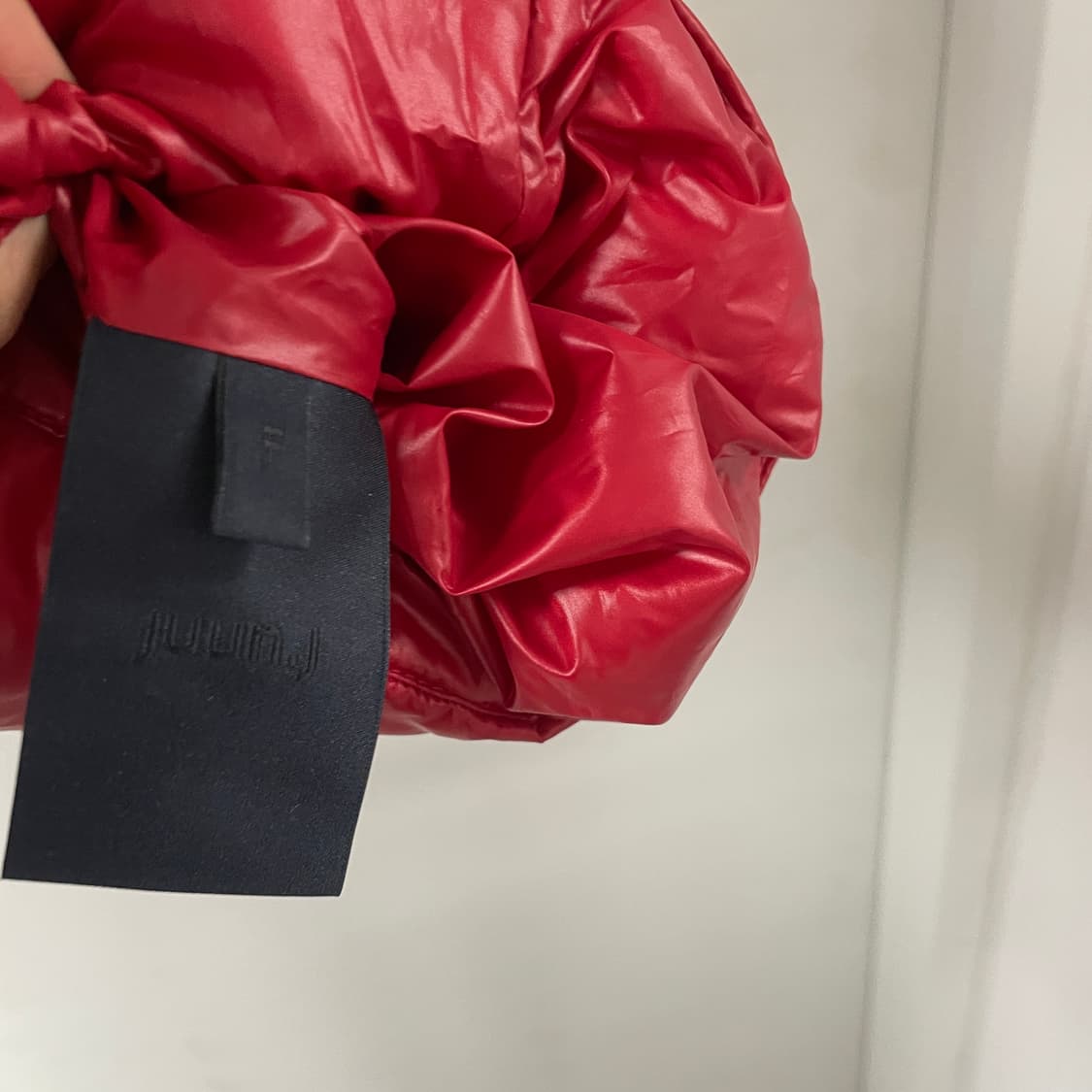 juun.j 후드 패딩 머플러 레드 상품이미지6