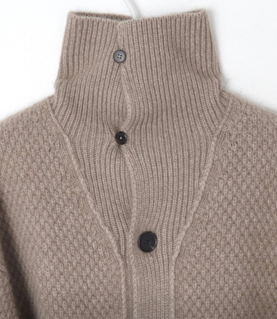 [4] 오라리 베이비 캐시미어 니트 가디건 내추럴 브라운 상품이미지4