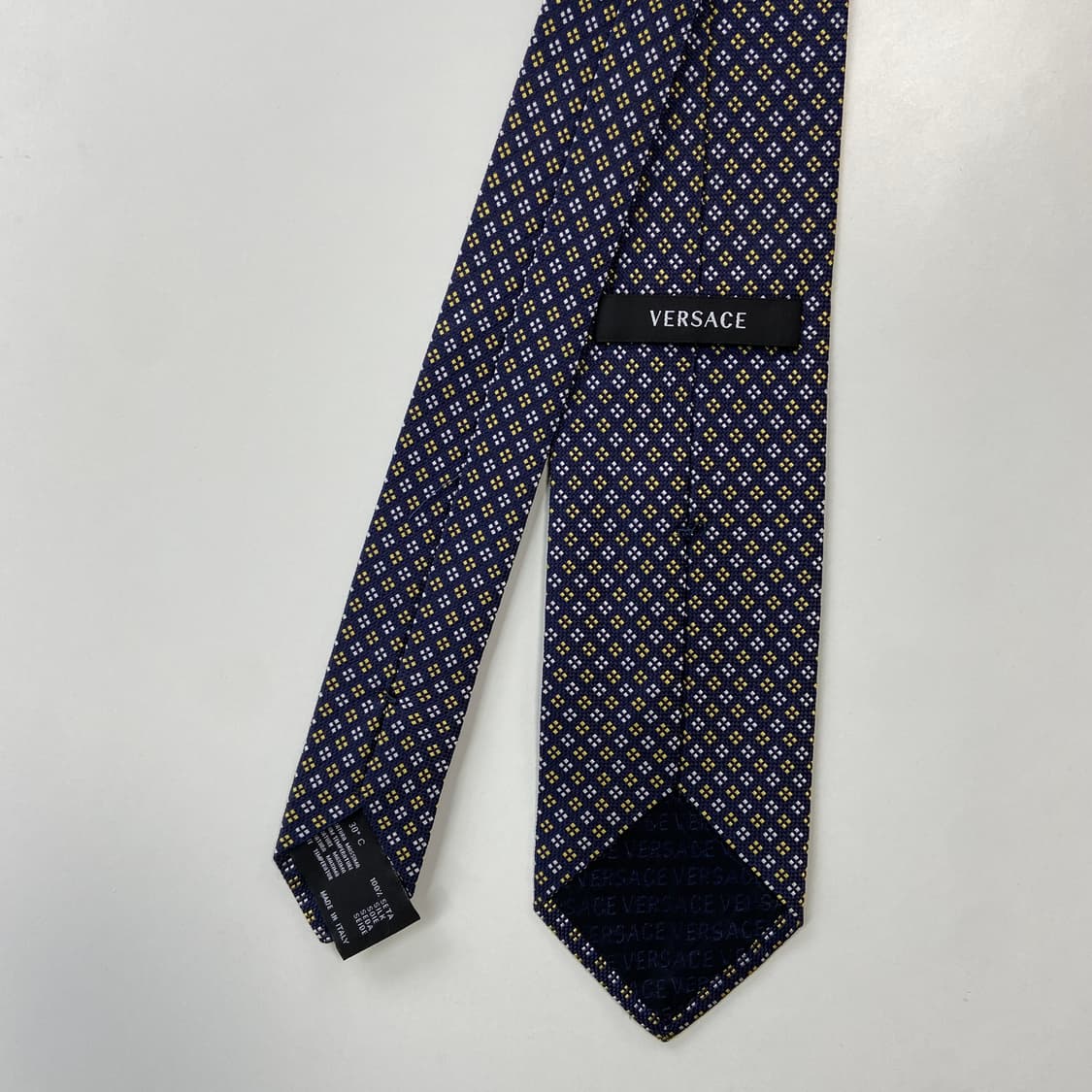 Versace 베르사체 정품 명품 심플로고 넥타이 7.7cm 상품이미지3