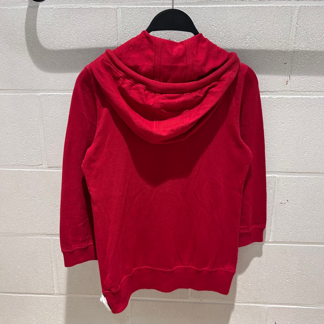 Burberry Red Logo Knit Zip-Up Hoodie 상품이미지8