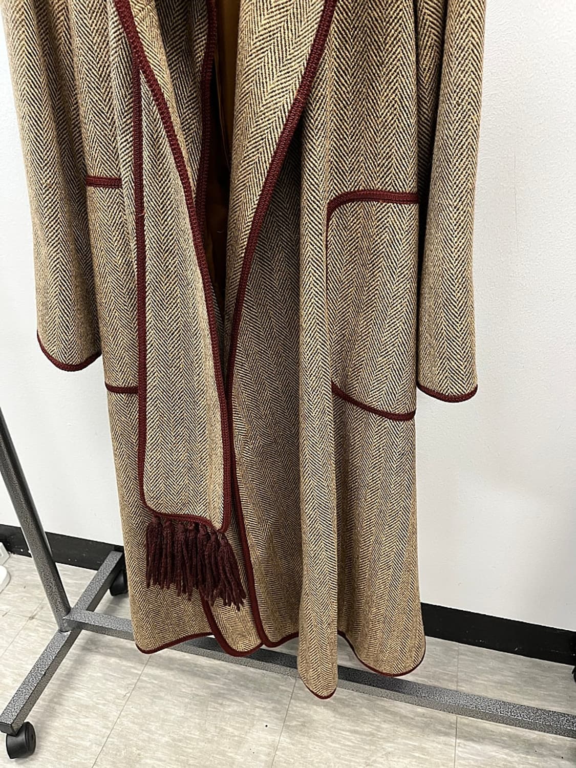 여) 드주이 헤링본 롱코트  상품이미지5