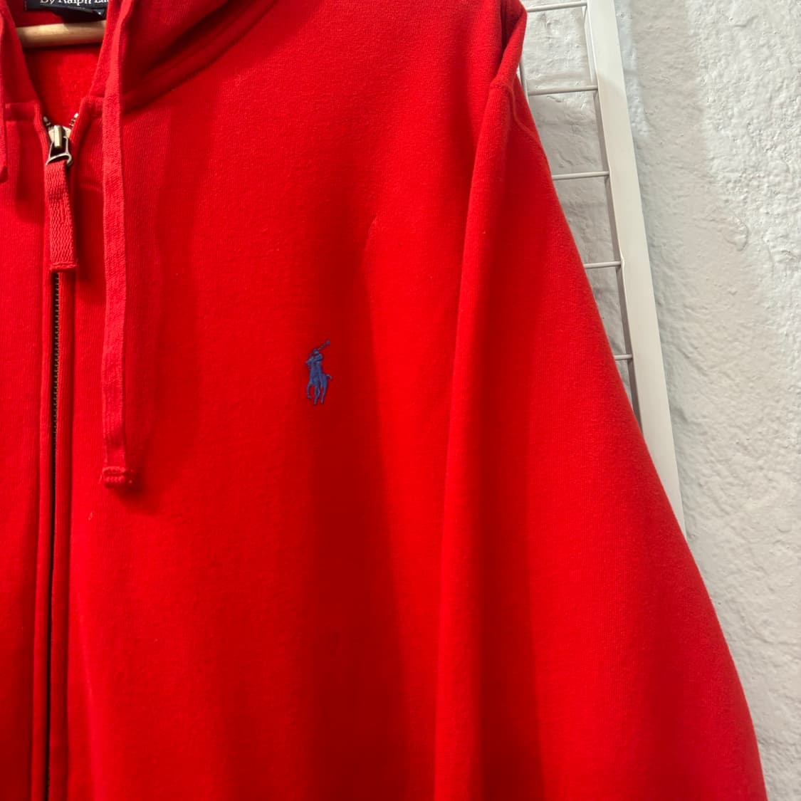 폴로 랄프 로렌 레드 후드집업 L 상품이미지5