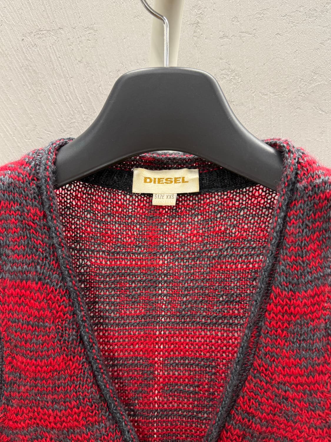 DIESEL 디젤 니트 베스트 래드 그레이 XXS 상품이미지3