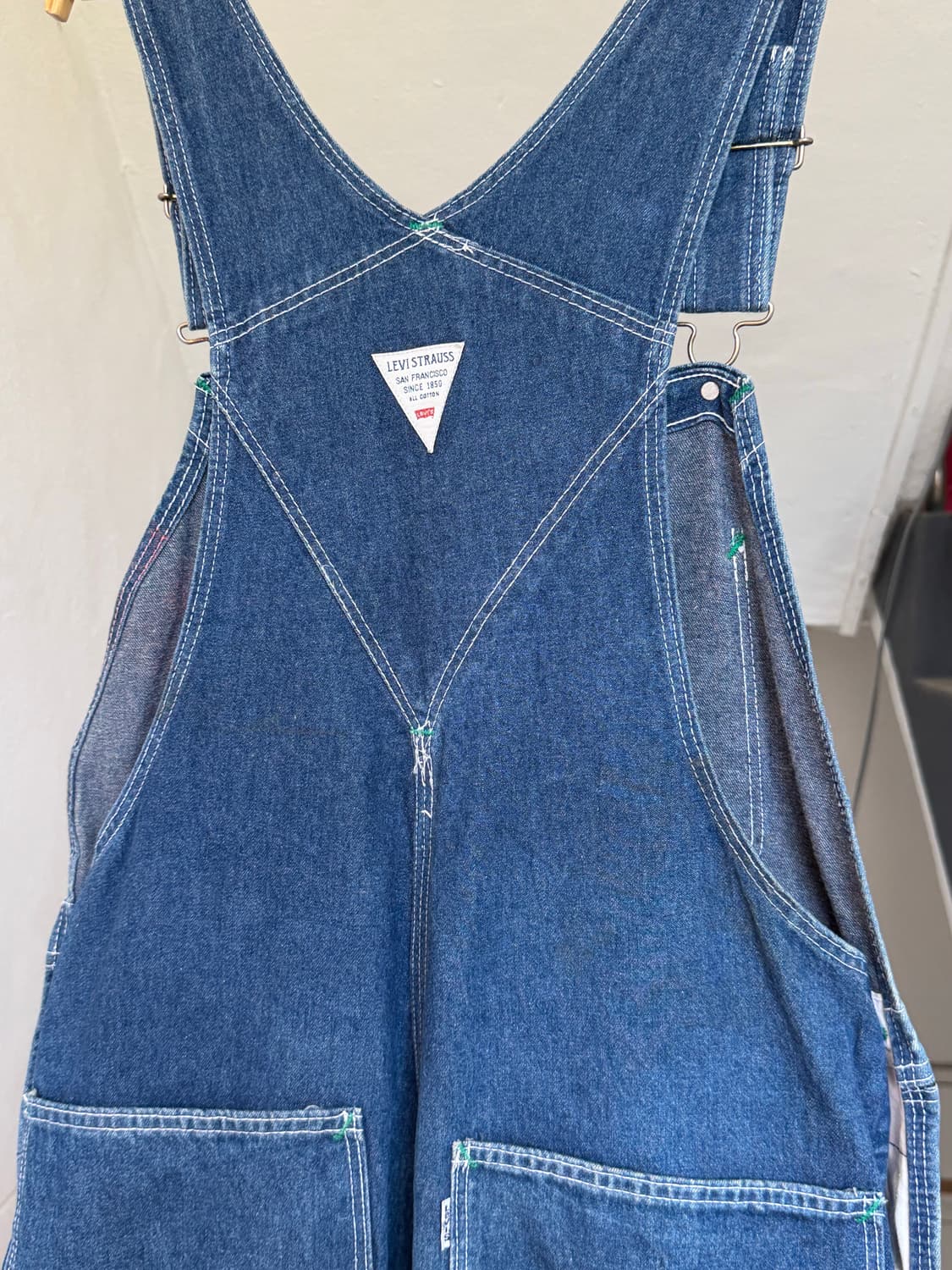 LEVI‘S 고전 데님 멜빵 스커트 상품이미지6