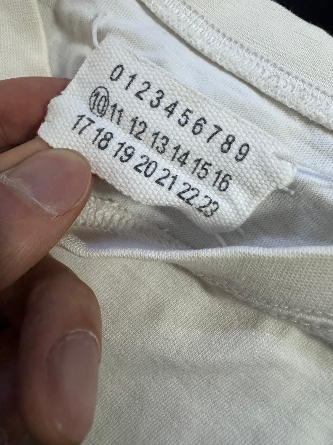 메종 마르지엘라 리메이크 커스텀 스펠아웃 반팔티 L ~ XL 상품이미지3