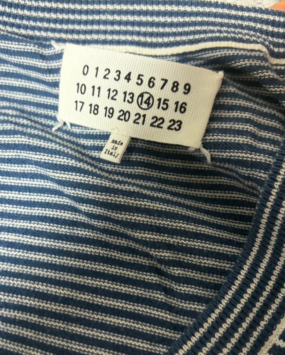 메종 마틴 마르지엘라 13ss 스트라이프 가디건 s사이즈 상품이미지2