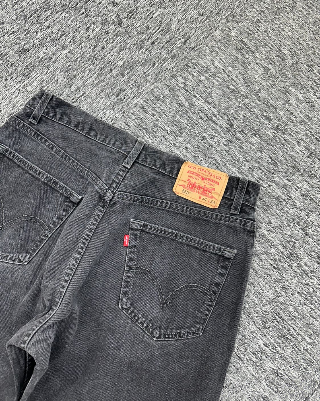 (허단42)00'S 리바이스 CANADA 550 워싱블랙-M1304 상품이미지6