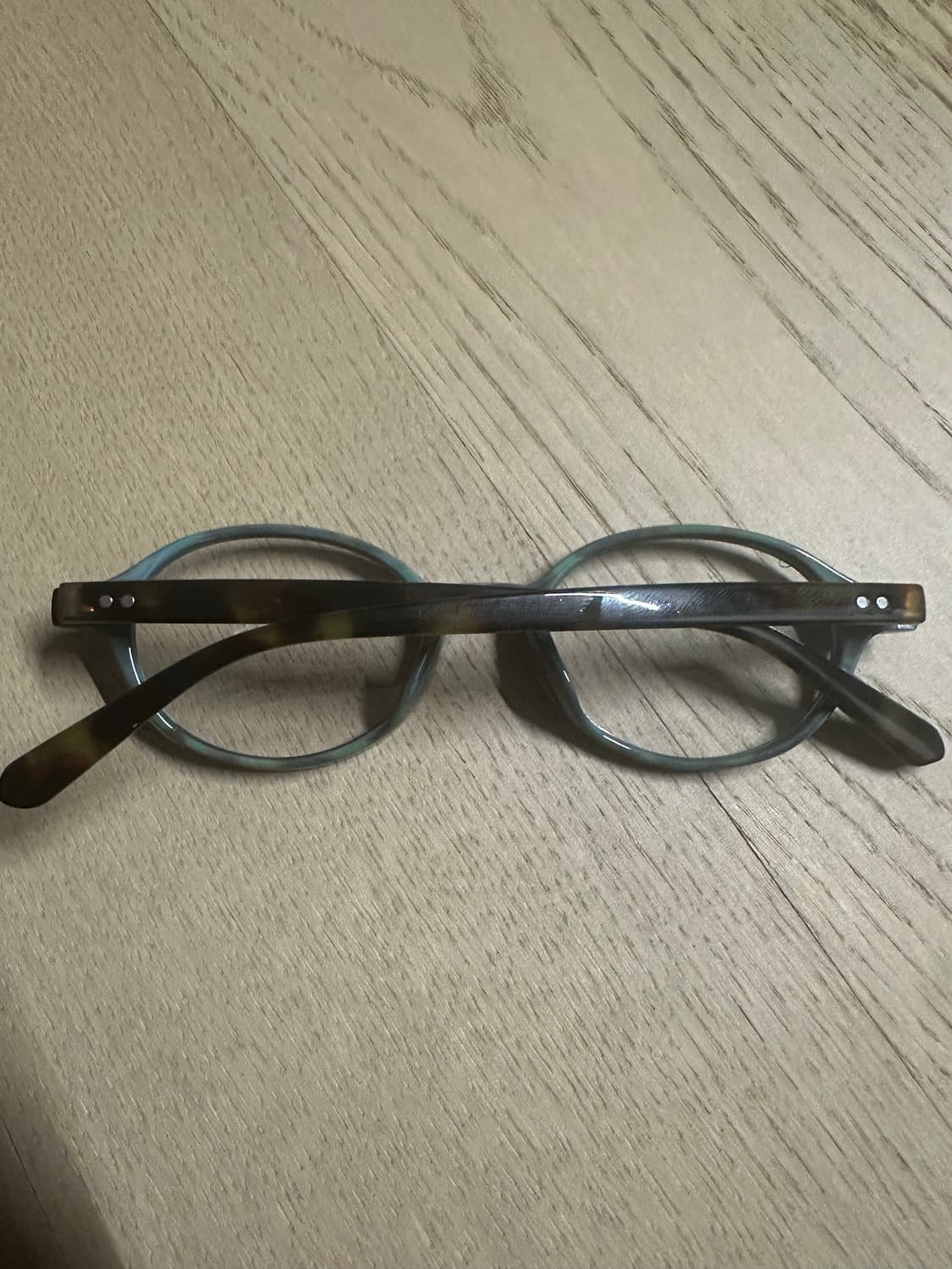 미우스타일 라운드 안경(호피/그린) 상품이미지3