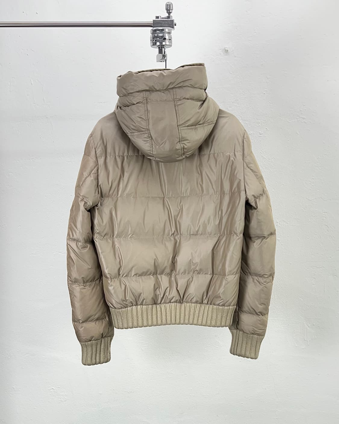 돌체앤가바나 라이트 브라운 더플 넥 하운드 푸퍼 구스 다운 자켓 상품이미지6