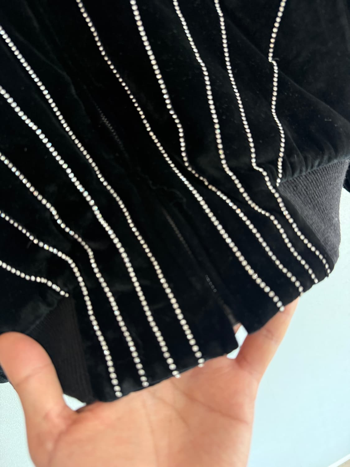 SAINT LAURENT - Velvet Blouson Jacket 상품이미지3