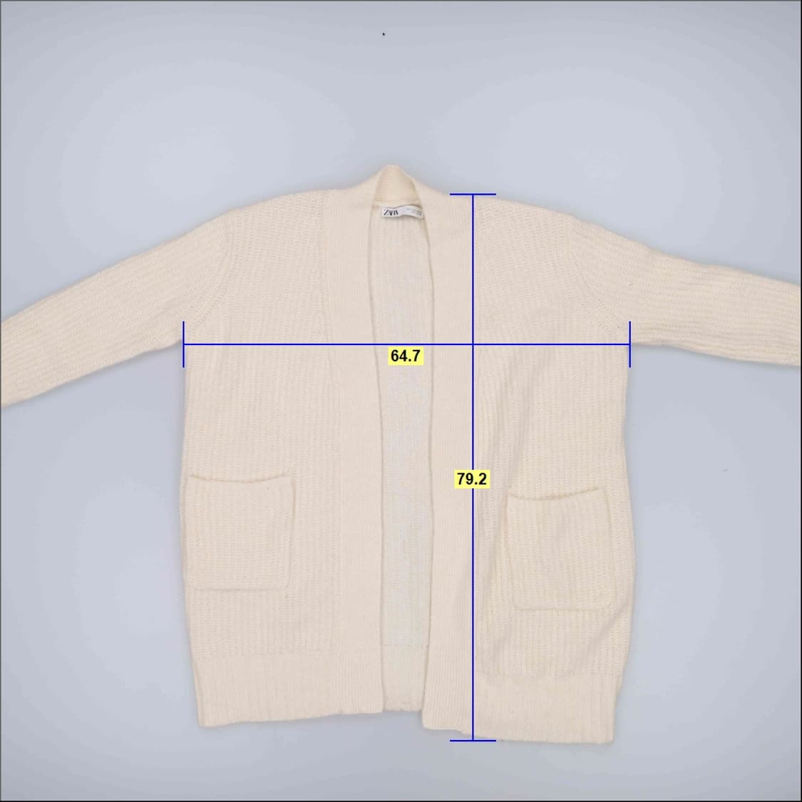 [EUR S] 자라 여성 오픈 가디건 0107H1 상품이미지6