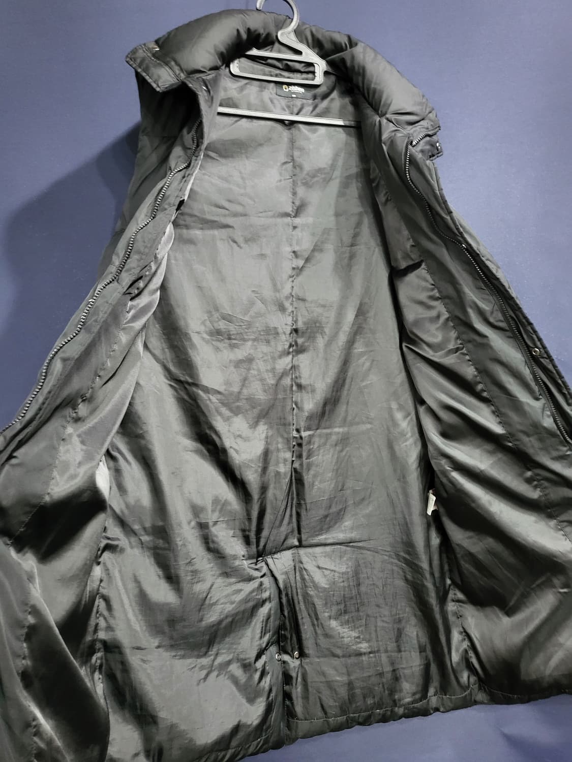 지센 덕다운 넥 베스트 롱패딩 상품이미지5