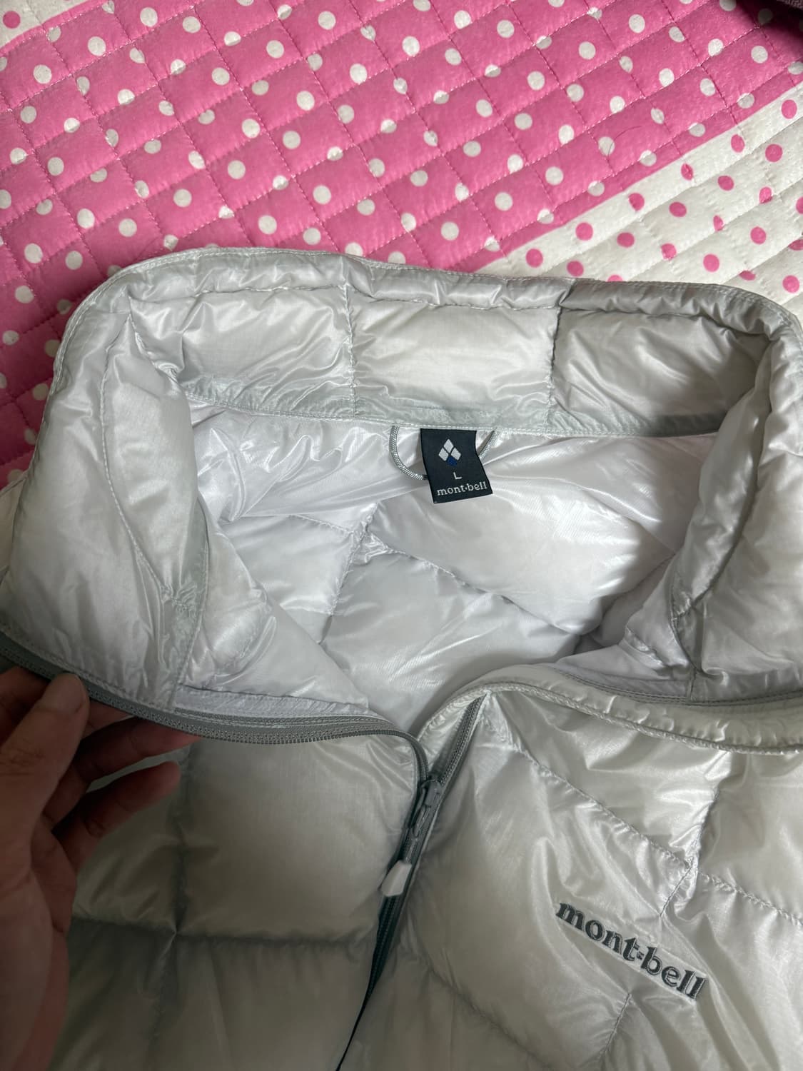 [L]몽벨 슈페리어 다운 자켓 라이트그레이 상품이미지4