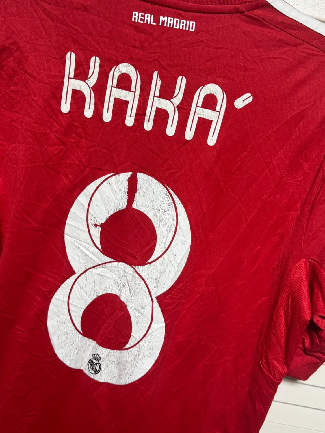 11-12 레알 마드리드 써드 No.8 카카 아디다스 유니폼 반팔 상품이미지5