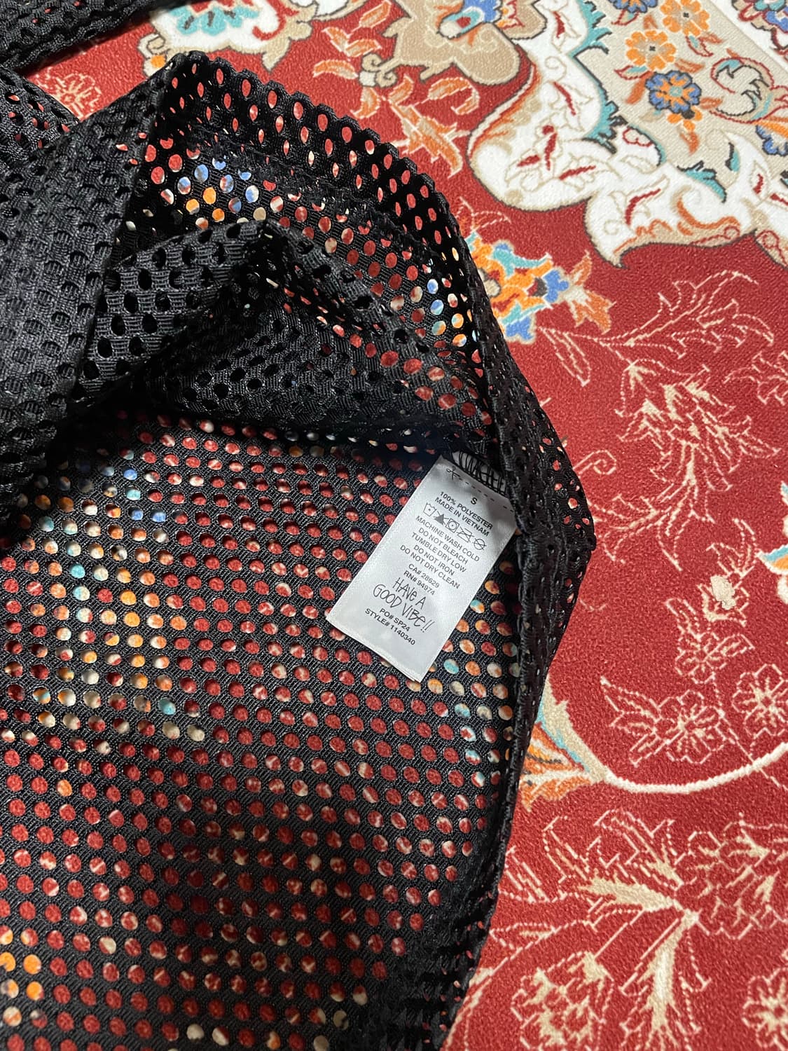 스투시 팀 80 져지 블랙 s 상품이미지5