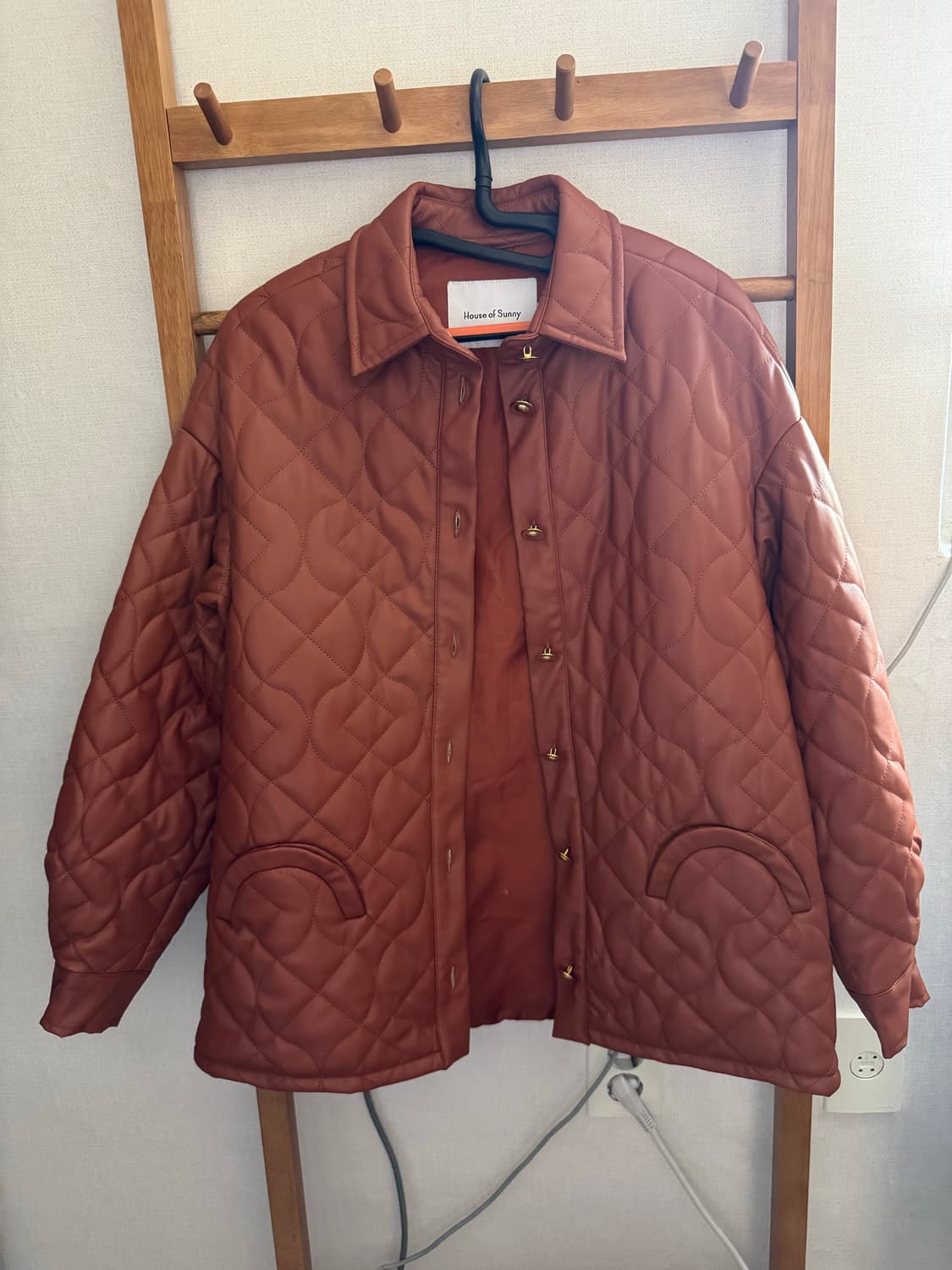 하우스오브써니 퀼팅 셔츠 자켓 상품이미지1