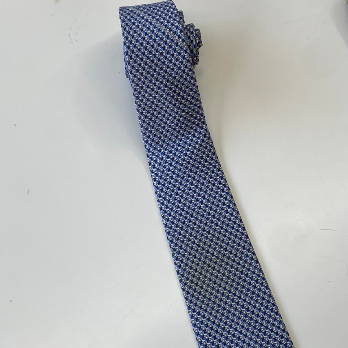 신형라벨 페레가모(Ferragamo)  명품 정품넥타이8.1cm 상품이미지9