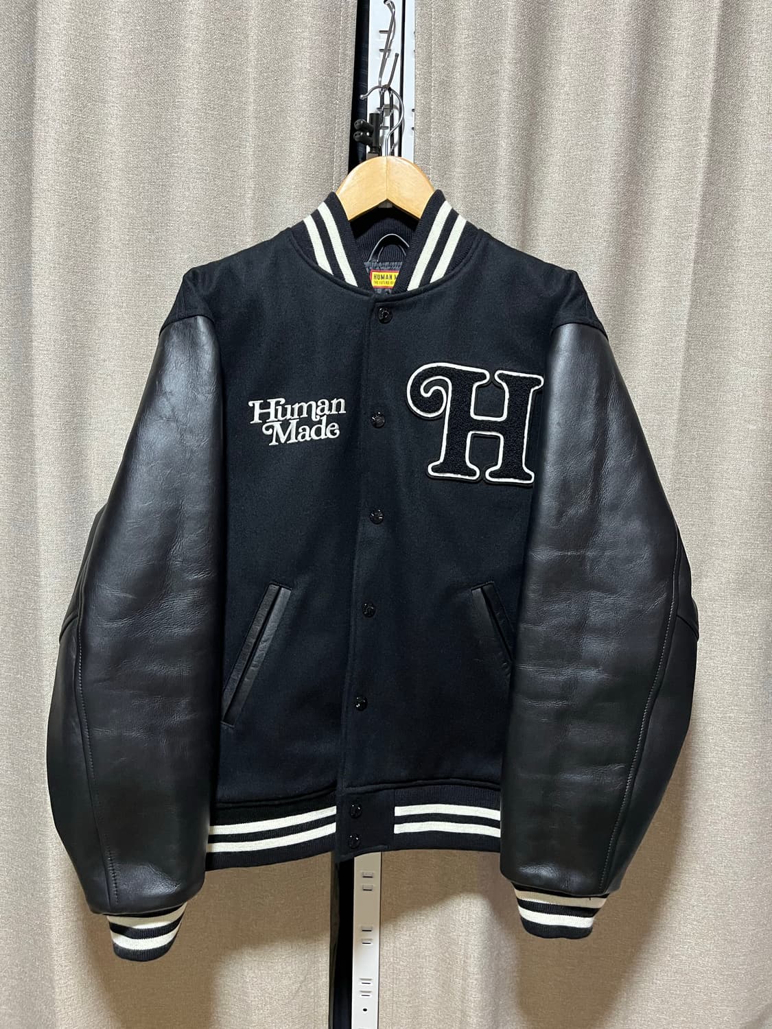 휴먼메이드 X 베르디 바시티 자켓 human made verdy 상품이미지2