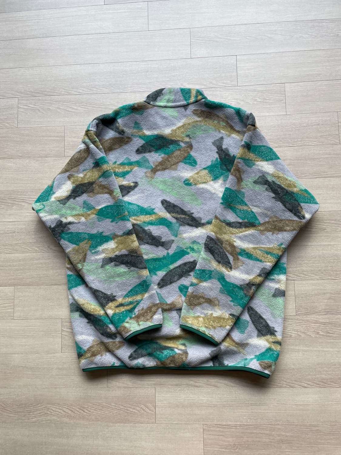 파타고니아 신칠라 연어떼 송어 패턴 rare patagonia 상품이미지2