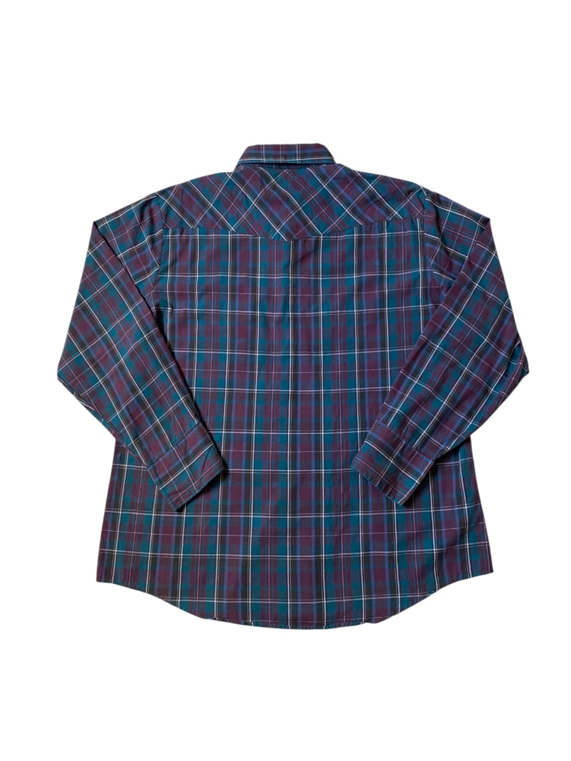 포켓 체크 셔츠 Made in U.S.A (Man 2XL) AB0230 상품이미지8