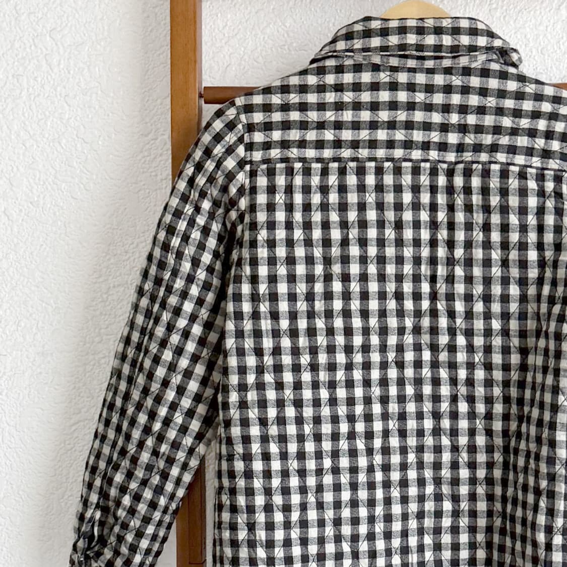 체크 모리 패딩 자켓 상품이미지6