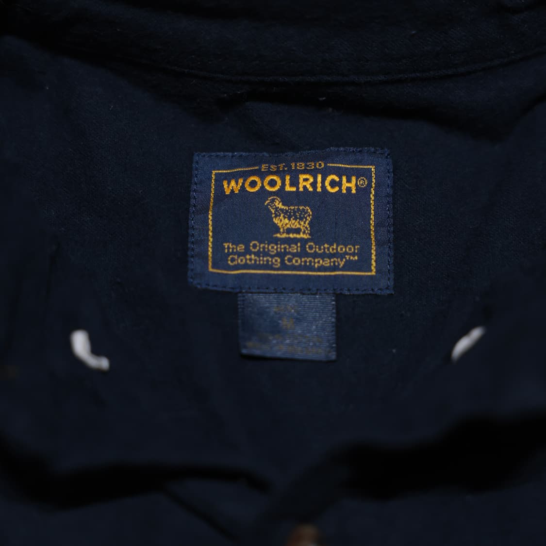 Woolrich Navy Button-Down Cotton Shirt 상품이미지3