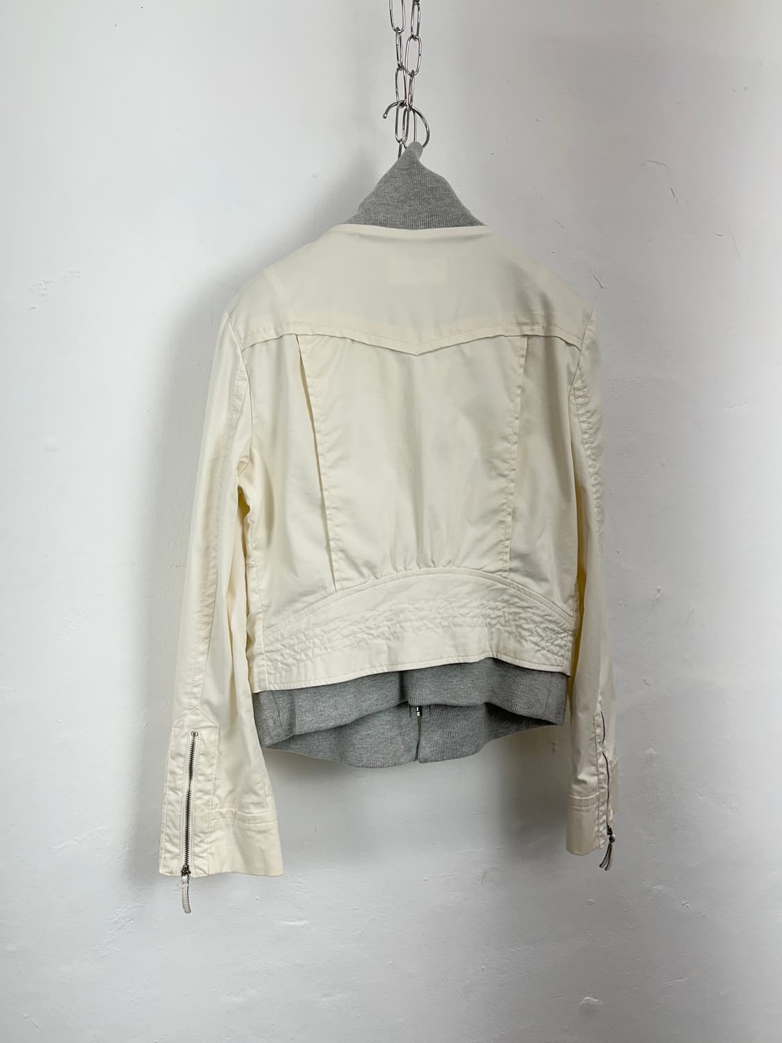 System Asymmetric Double Zip High-Neck J 상품이미지9