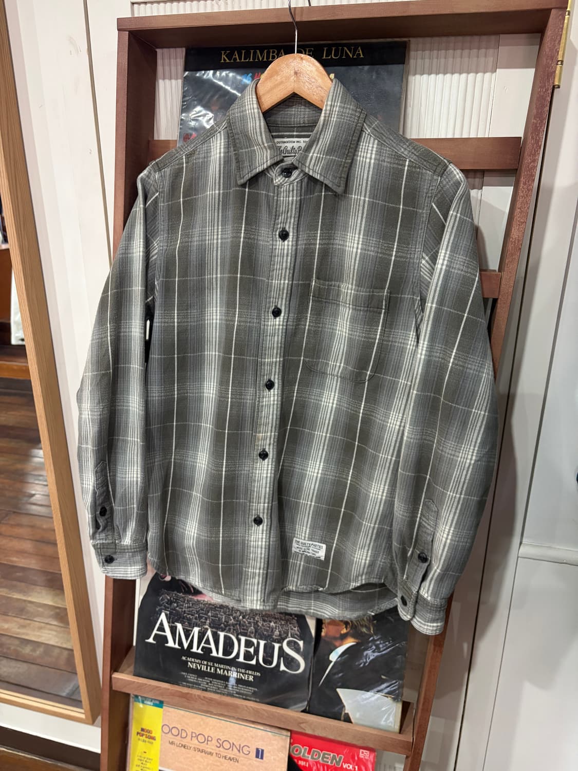 Wacko maria 와코마리아 자수 체크 셔츠 S 상품이미지2