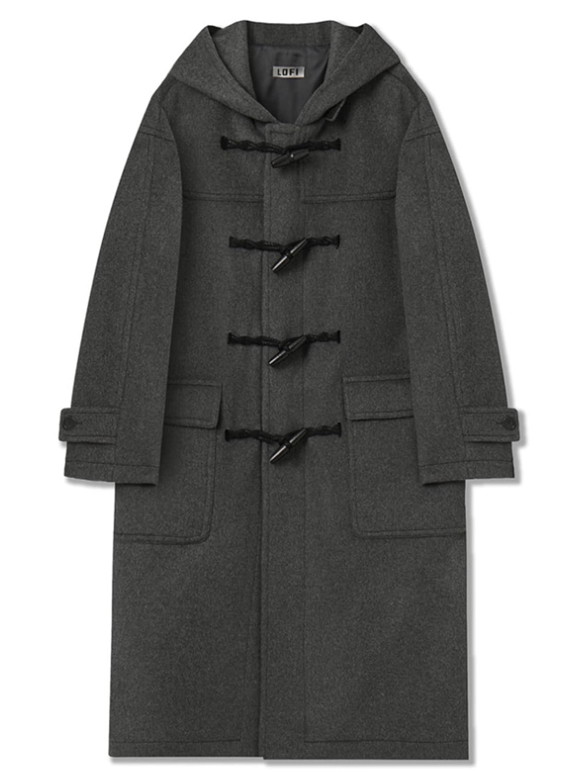 [LOFI] 22FW 오버핏 스테디 더플 코트 상품이미지2