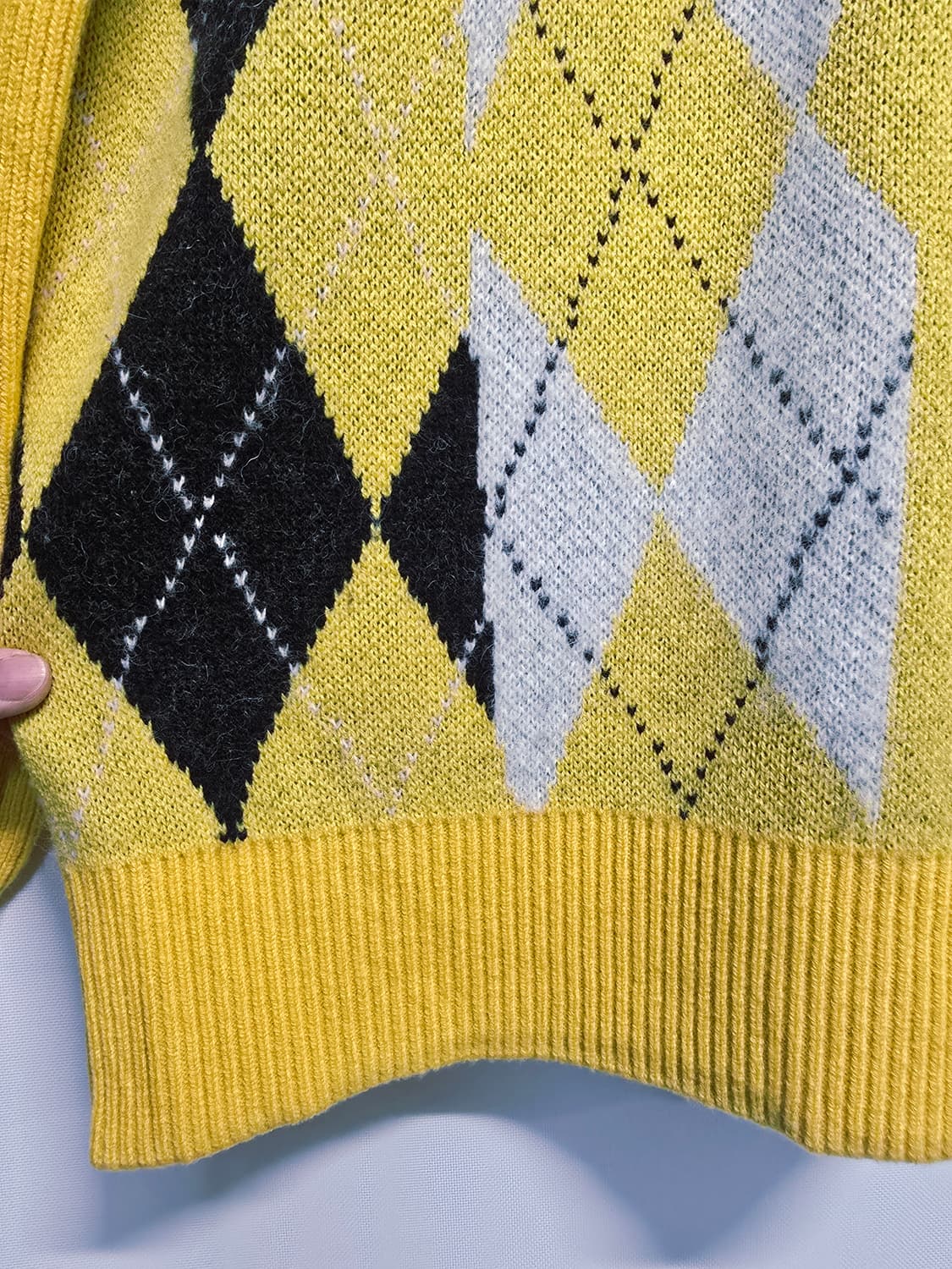 시스템 옐로우 아가일 모 니트95 상품이미지3