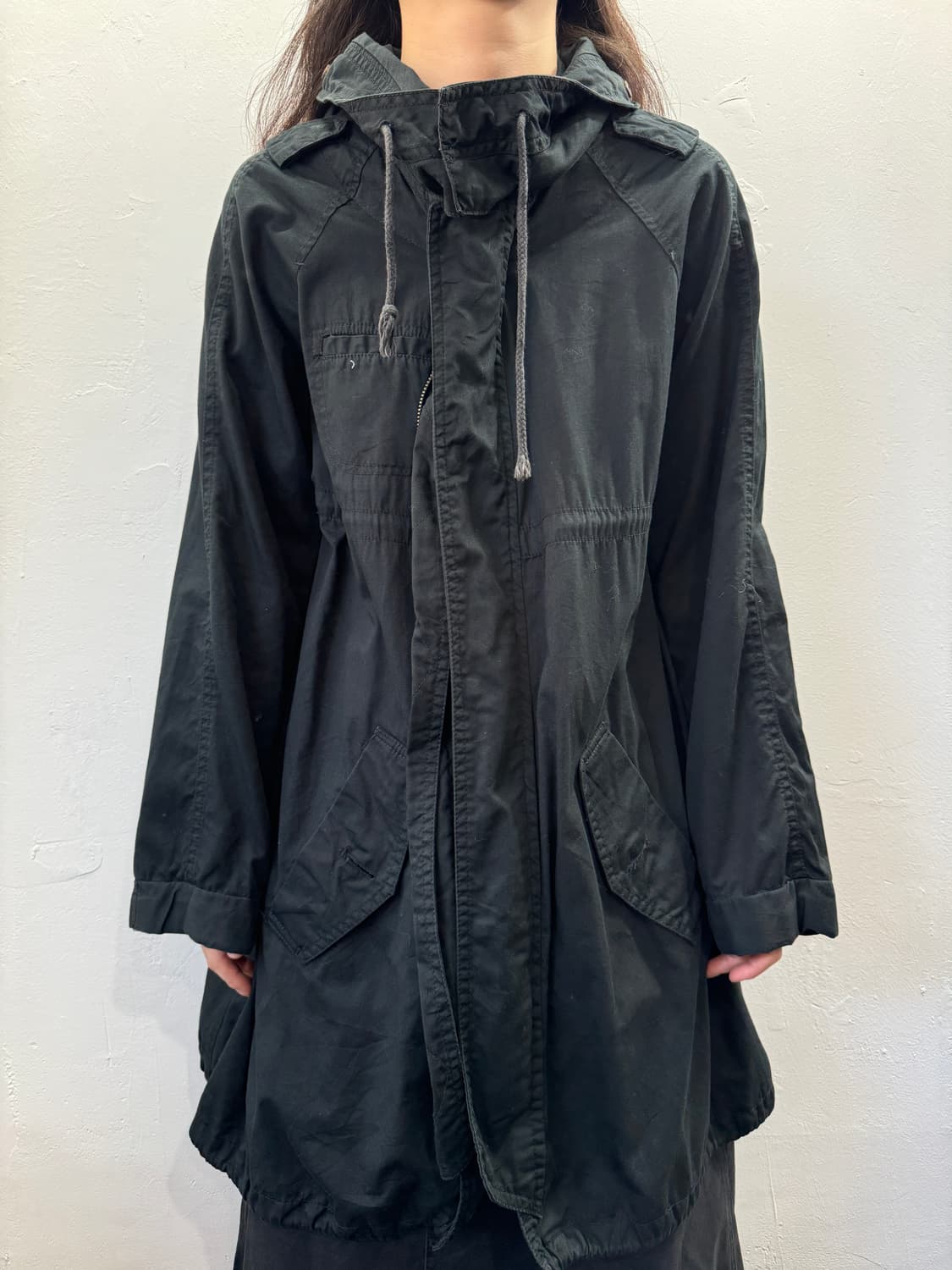 earth music&ecology cotton hood jacket 상품이미지5