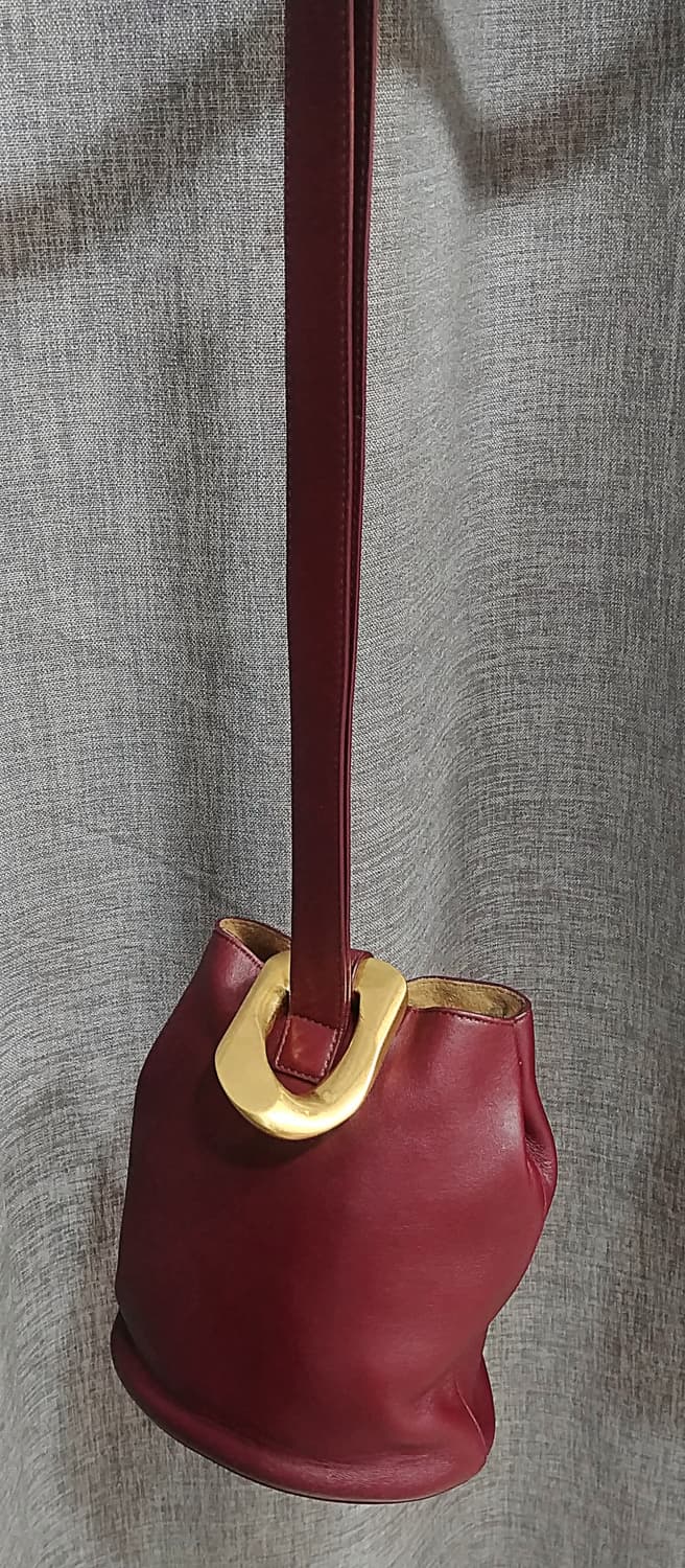 보테가베네타Bottega Veneta 나파드롭백 버건디 상품이미지3